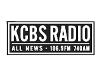 Logo for KCBS Radio featuring dmp3 Music Convert CD to MP3 service