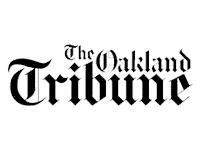 Logo for publication The Oakland Tribune featuring dmp3 Music Convert CD to MP3 service